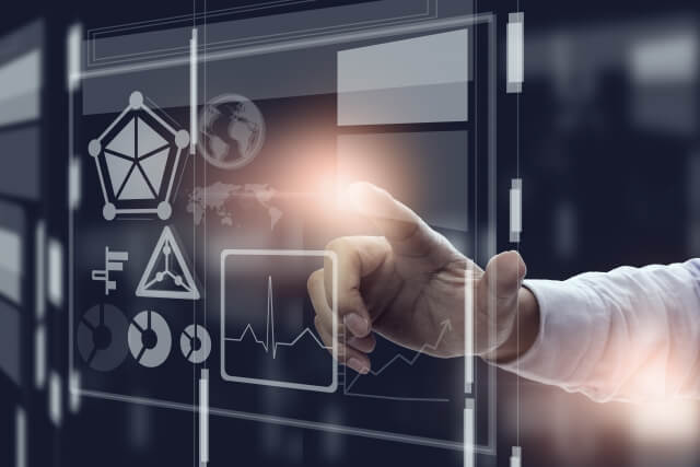 工場DXによるタッチパネル